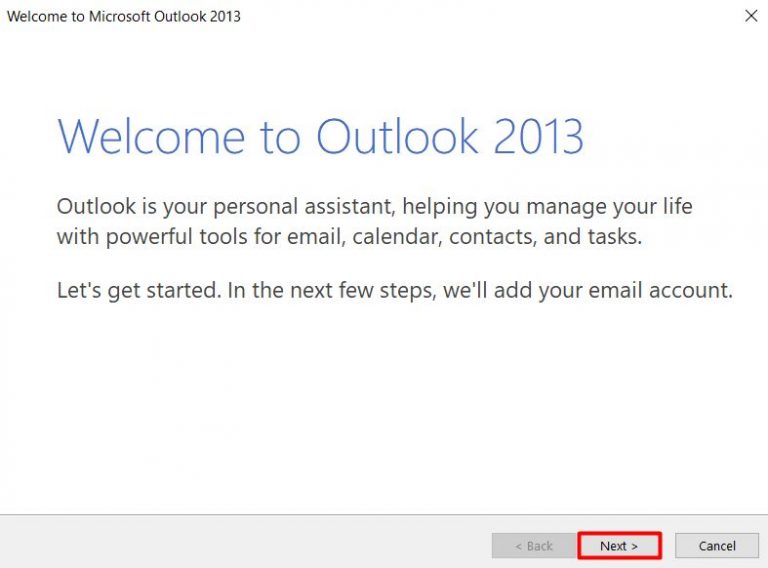 microsoft outlook 2013 does not open