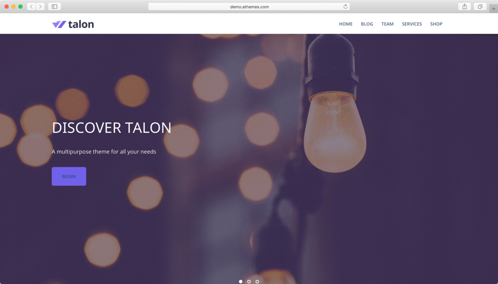 tema wordpress talon