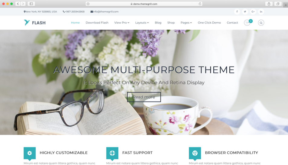 tema wordpress gratis flash