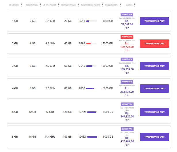 Website untuk portofolio online di VPS Hosting