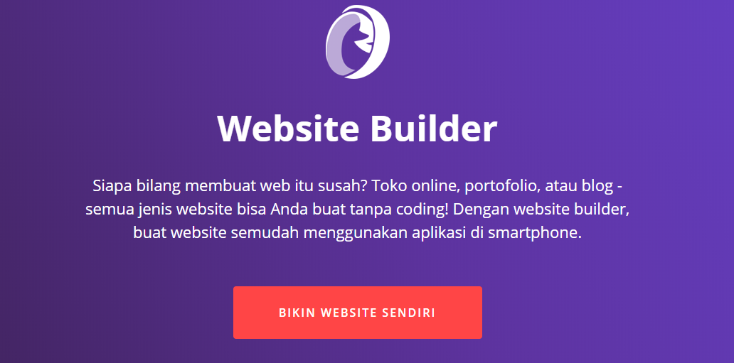 Website builder untuk membuat website