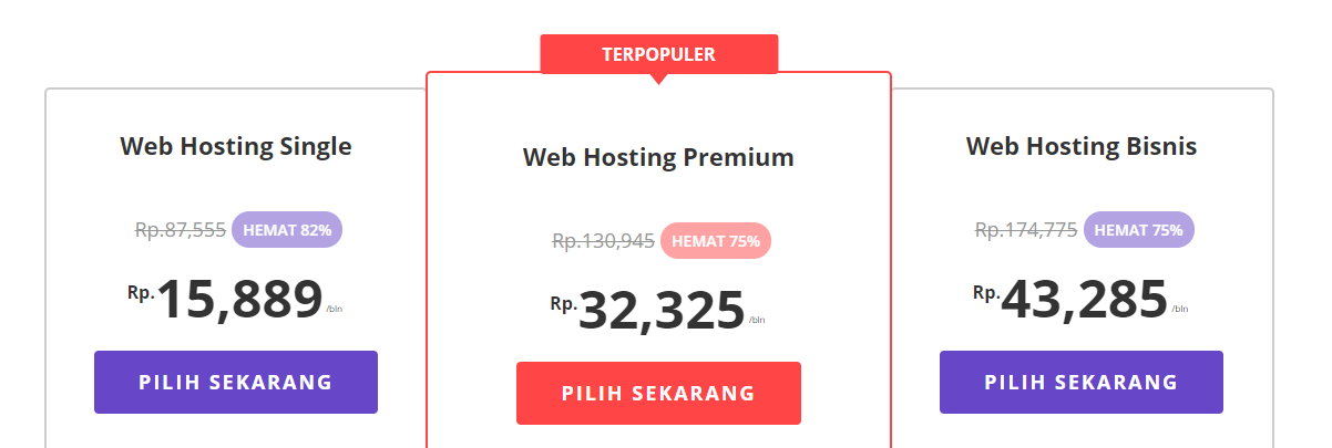 Paket Shared Hosting Hostinger