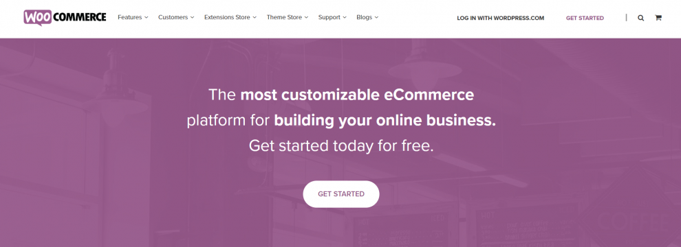 tampilan website woocommerce