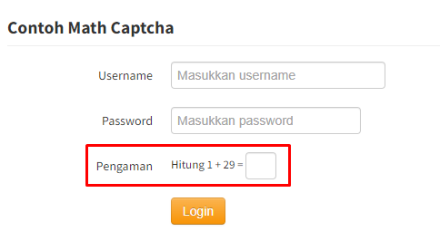 captcha matematika