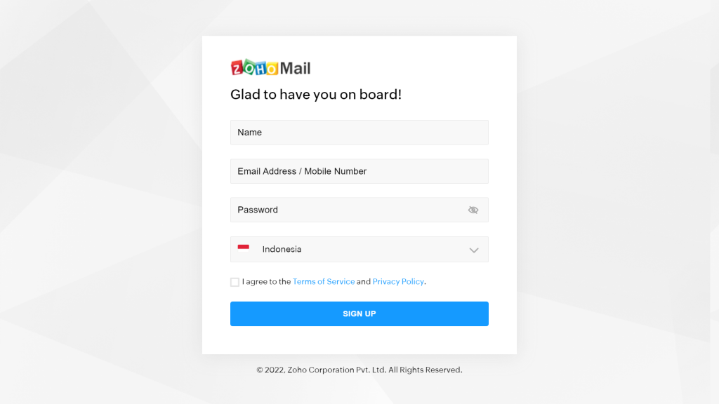 daftar zoho mail untuk membuat akun email bisnis