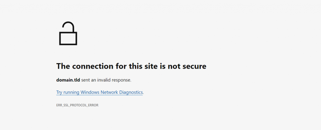 error protokol ssl di microsoft edge