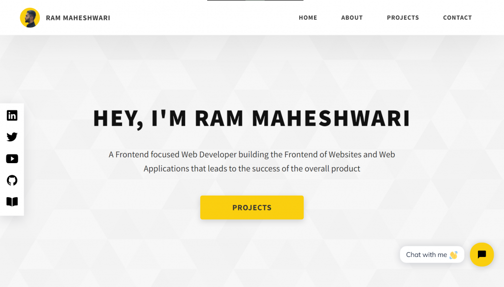 Portofolio web developer Ram Maheshwari