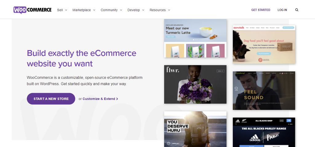 homepage WooCommerce plugin WordPress