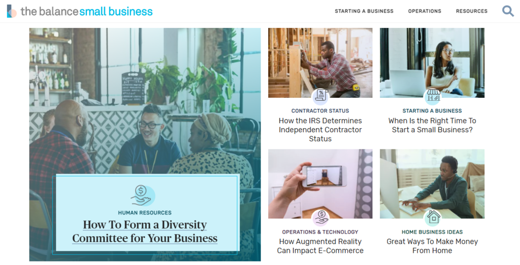 homepage the balance small business