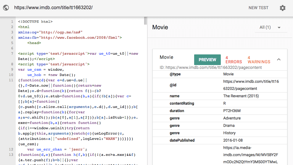 menguji schema markup