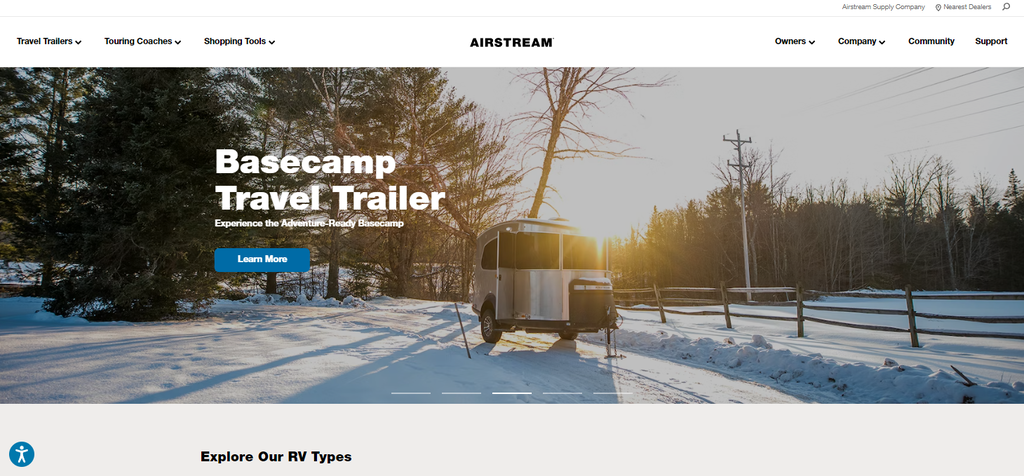 homepage Airstream