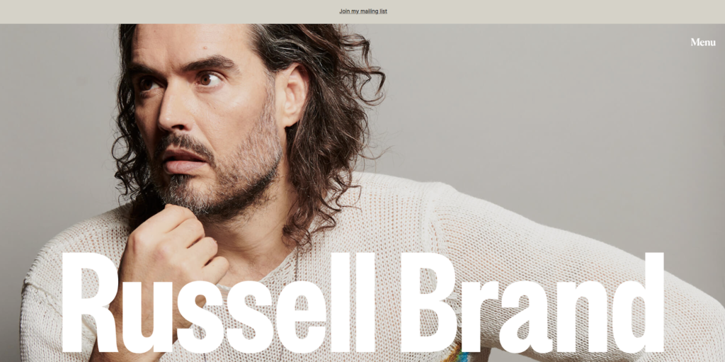 website russell brand