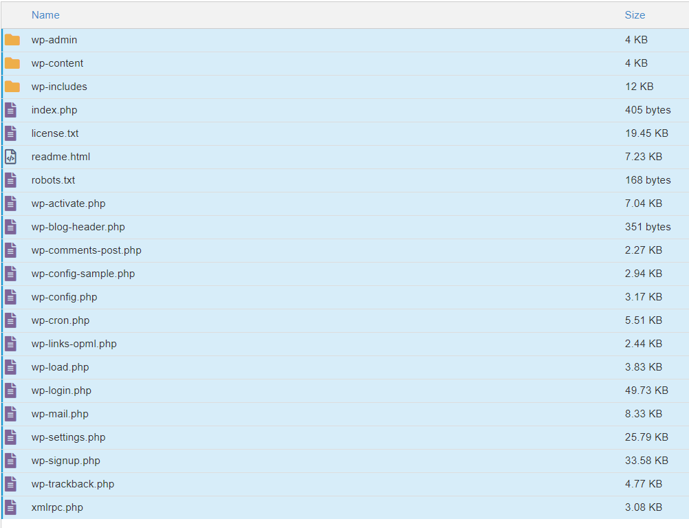 file manager cpanel public html