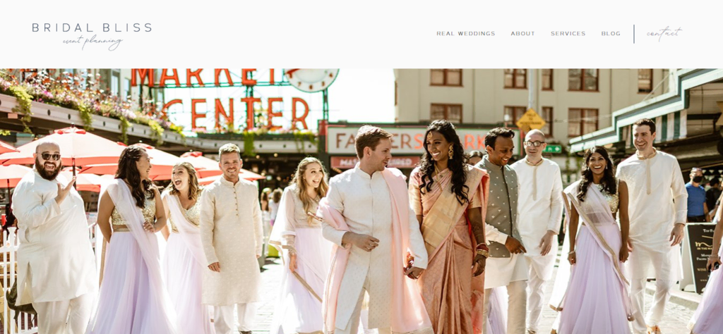 homepage website bridal bliss