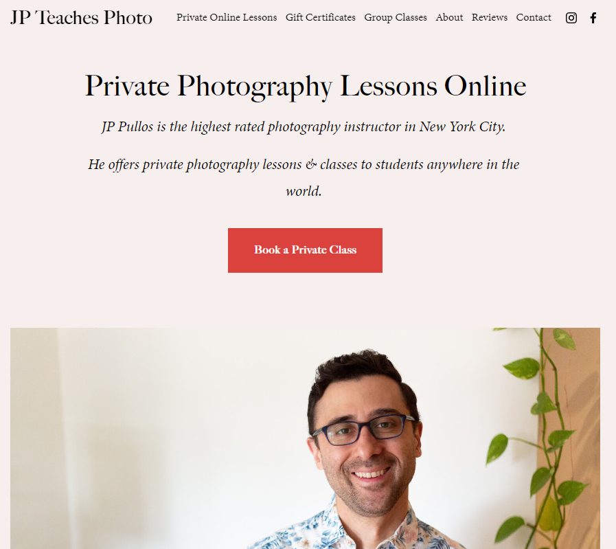 homepage website jp teaches photo