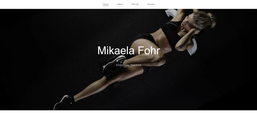 template website mikaela