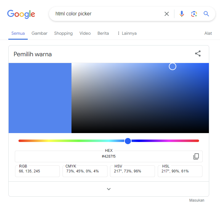 tool html color picker dari google