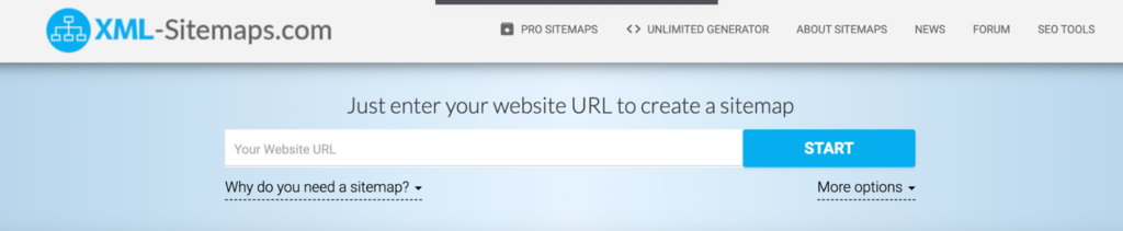 xml-sitemaps generator online untuk membuat sitemap