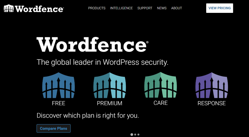 homepage Wordfence