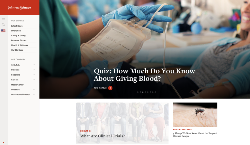 landing page jnj