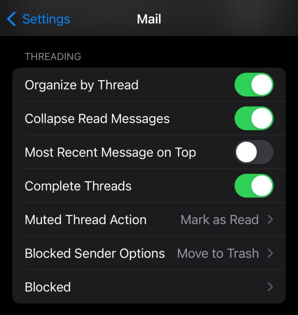 pengaturan email di iphone