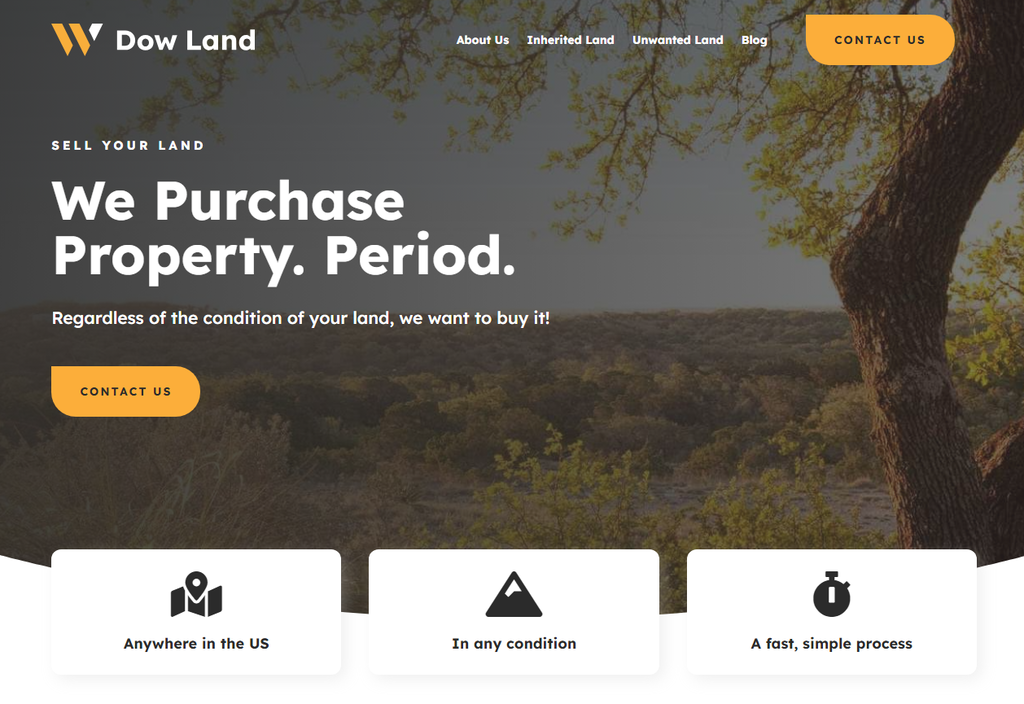 website StoryBrand Dow Land