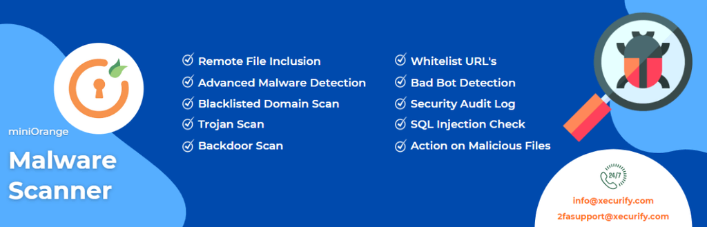 banner plugin wordpress miniorange malware scanner