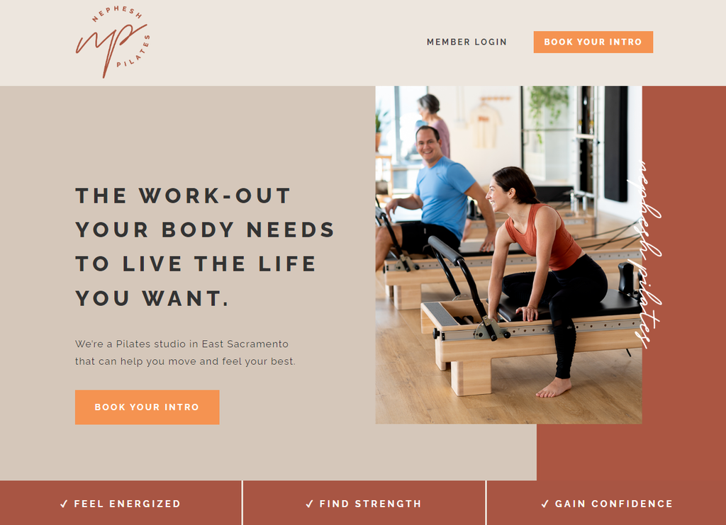 website storybrand nephesh pilates