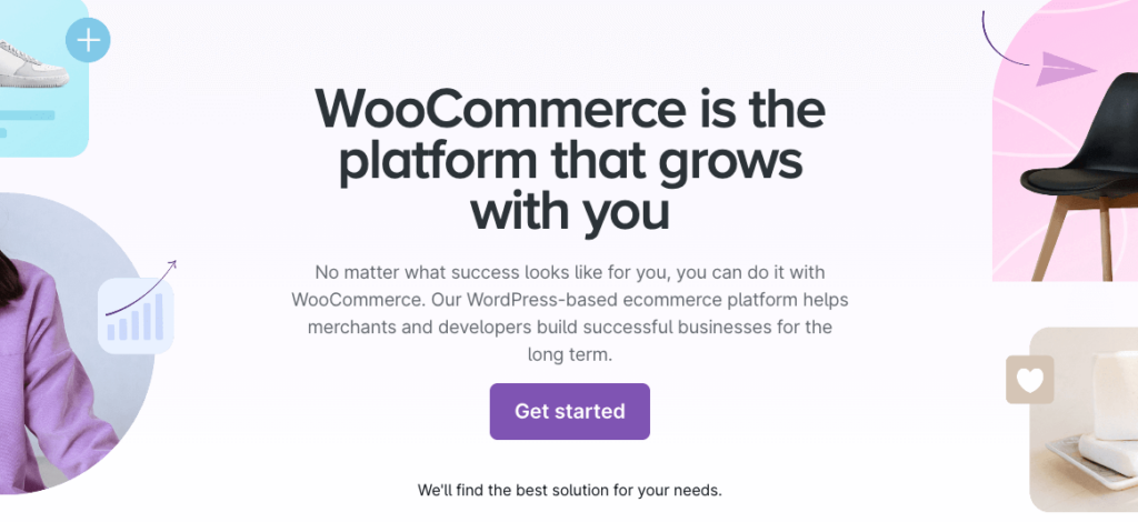 tampilan homepage woocommerce