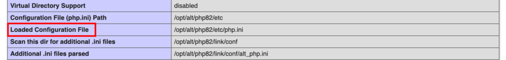 bagian loaded configuration file phpinfo.php